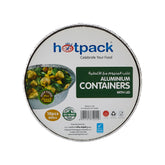 Aluminium containers with lid